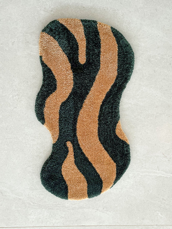 Green Wave Rug