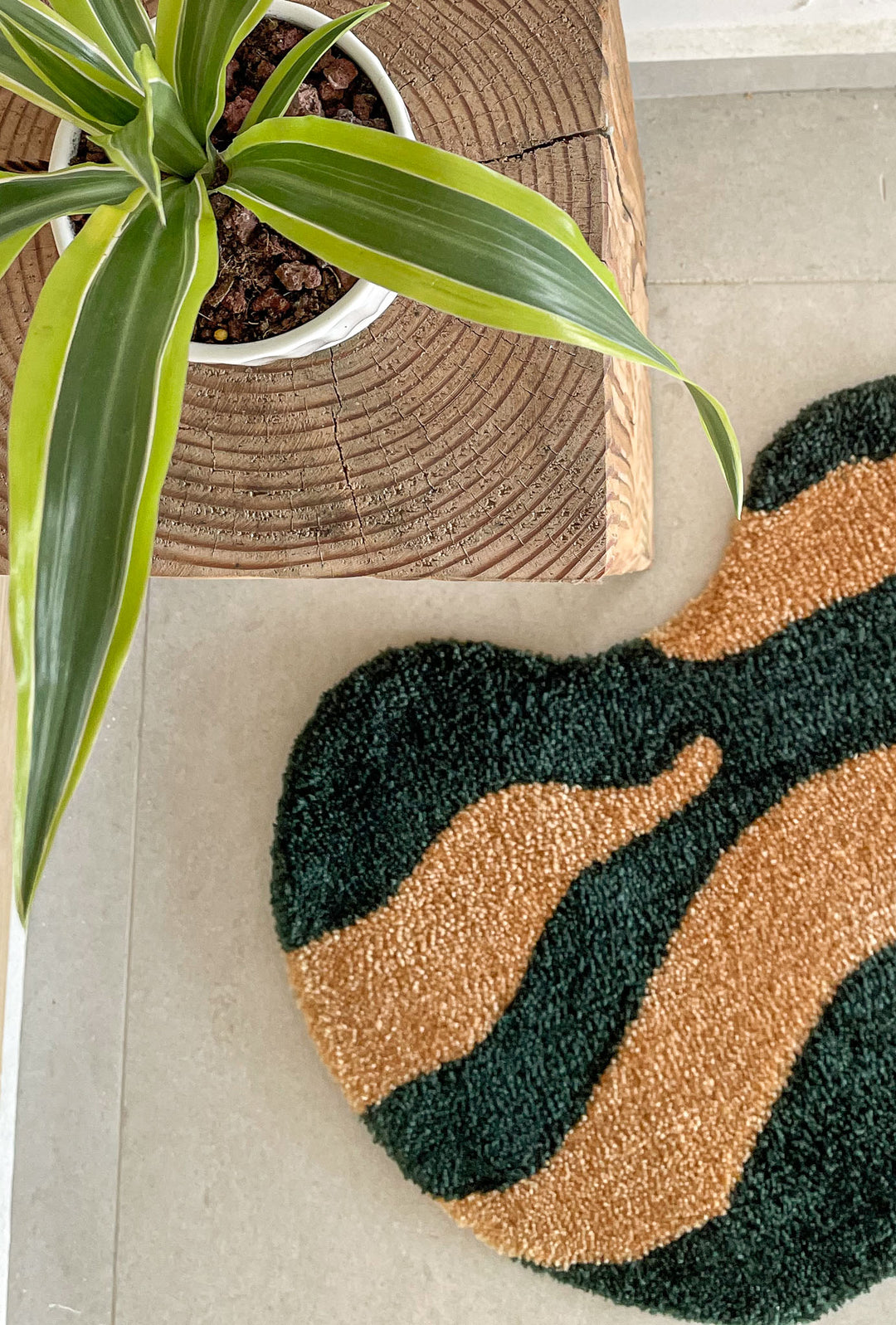 Green Wave Rug